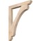 Ekena Millwork Legacy Slat Smooth Bracket, Douglas Fir, 3 1/2"W x 32"D x 40"H BKT04X32X40LEC06SDF - alternate 1